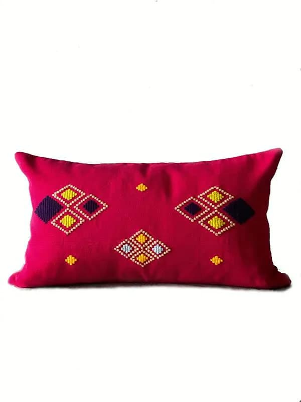 Camila Rhombi Lumbar Pillow
