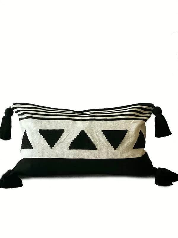 Rulfo Noir Lumbar Pillow
